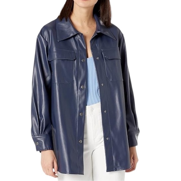 Steve Madden BB DAKOTA Womens Faux Good Measure Shacket - Picture 1 of 10